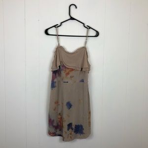 Aritzia Wilfred Silk Emmanuelle Watercolour Dress